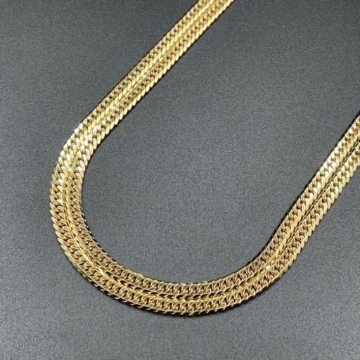 美品★30g-60cm★k18★6面w