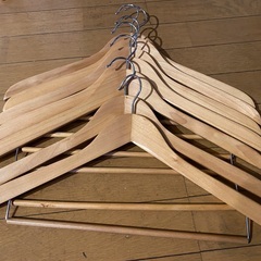 ハンガー(木製)差し上げますの画像