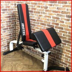 状態良好 IROTEC/アイロテック V-MAX パワーラック+マルチポジションベンチ＋プレート125Kg+ダンベルシャフト 2本 +バーベルシャフト 1本 手渡し希望/自社配送可能（配送エリアについてお問い合わせください )の画像