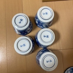 鍋島唐子　特選有田焼き  茶碗蒸し容器(ふた付き) 　5客の画像