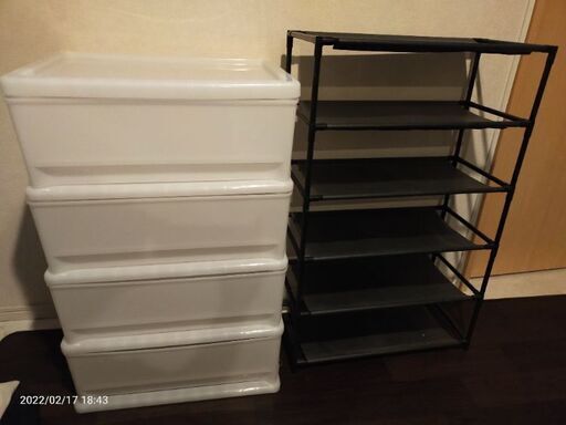 収納プラケース４段＋６段収納