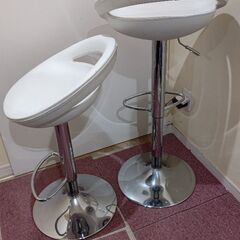 大川家具：GART カウンターチェア CC-LUNA (CC-ルナ)２脚セットの画像