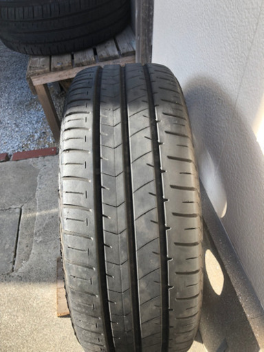 中古 アルファード10系 純正ブリジストン 夏タイヤ225/55R17 エコピア