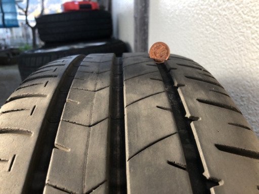 中古 アルファード10系 純正ブリジストン 夏タイヤ225/55R17 エコピア