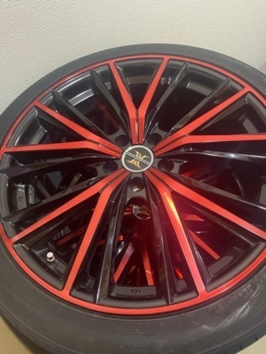 ロクサーニホイール赤タイヤセット大幅値下げします！