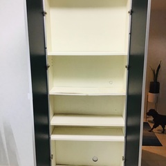 IKEA イケヤ　BILLY ビリー 本棚,  扉付き　の画像
