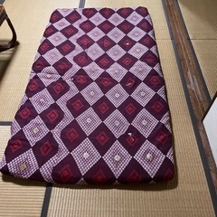 敷布団　中古　和柄