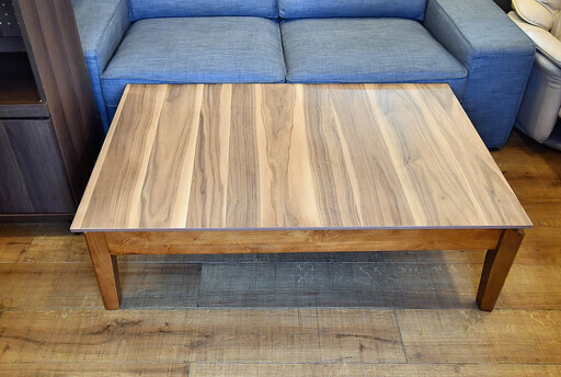 ★未使用アウトレット品★ウォールナット　エクステンションローテーブル★拡張式★