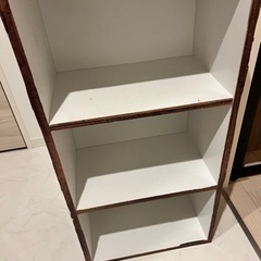 きまりました！3段カラーボックスの画像