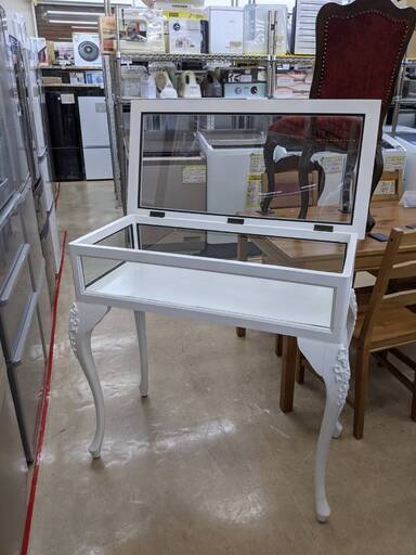 ⭐️未使用品⭐️ ガラスショーケース 猫脚 トップオープンタイプ ?アンティーク風? No.1044