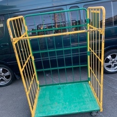 カゴ台車　中古　残り1台　カゴ車の画像