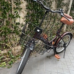 変速ギア付き　折り畳み自転車　