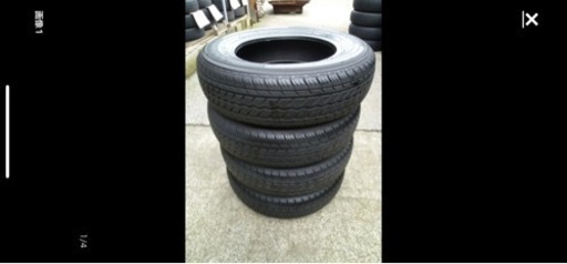 ラジアルタイヤ4本 165R14 6.P.R LT YOKOHAMA ヨコハマ JOB RY52 2017年 中古　普通貨物車など〜‼️バン系など〜‼️