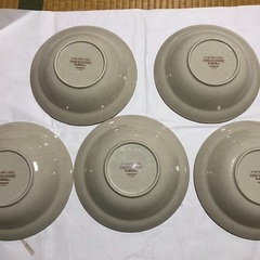 -交渉中- yamaka American Country カレー/シチュー皿 5枚　無料　着払いでお送りしますの画像