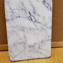 【交渉中】iPad mini 5 マーブル柄 ペン収納付きケース...