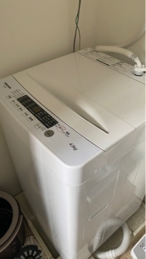 2021年製ハイセンス 全自動 洗濯機 4.5kg ホワイト HW-K45E