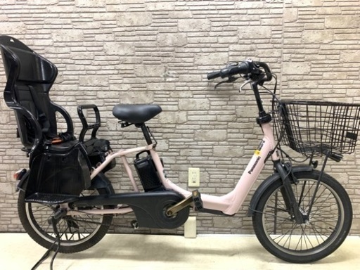 新生活応援SALE 東京23区配達無料　2017年モデル　新基準 Panasonic パナソニック ギュットアニーズ　12Ah リチウム 電動自転車中古20