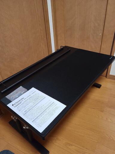 ゲーミングデスクHD Bauhutte バウヒュッテ BHD-1000HDL-BK ブラック ロータイプ 昇降式