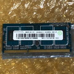 ノートPC用　増設メモリー　4GB x 1枚 RAMAXEL製 ...