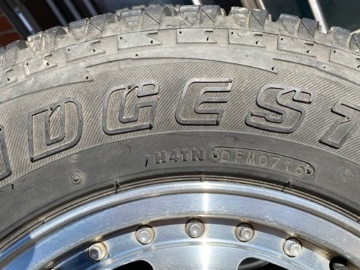 ブリヂストンDUELER A/T 195/80R15 & Wedsホイール 4本