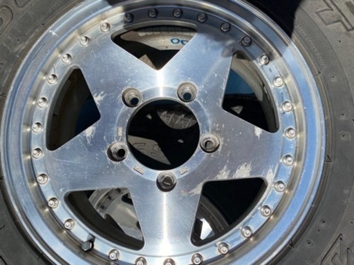ブリヂストンDUELER A/T 195/80R15 & Wedsホイール 4本