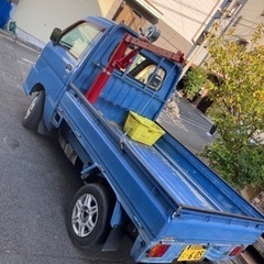 軽トラ　ヒッチメンバー　クレーン付き