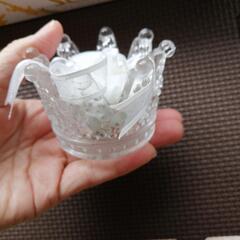 リングピロー　王冠小物入れ