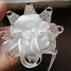 リングピロー　王冠小物入れの画像