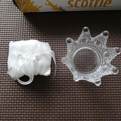 リングピロー　王冠小物入れの画像