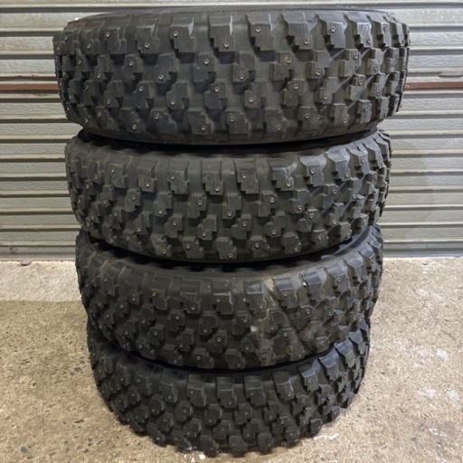 195/65R15 フルピン 冬タイヤ スパイク 4穴 PCD100 ヨコハマ ADVAN MT-14 