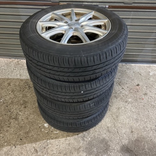 175/65R14 夏 ラジアルタイヤ 2018年製 アルミ 4穴 PCD100 4本セット！