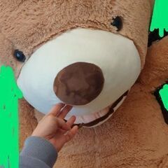 すっごく大きなくまちゃんぬいぐるみの画像