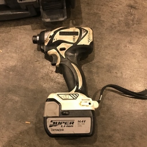 【中古】HITACHI コードレスインパクトドライバー WH 14DBAL