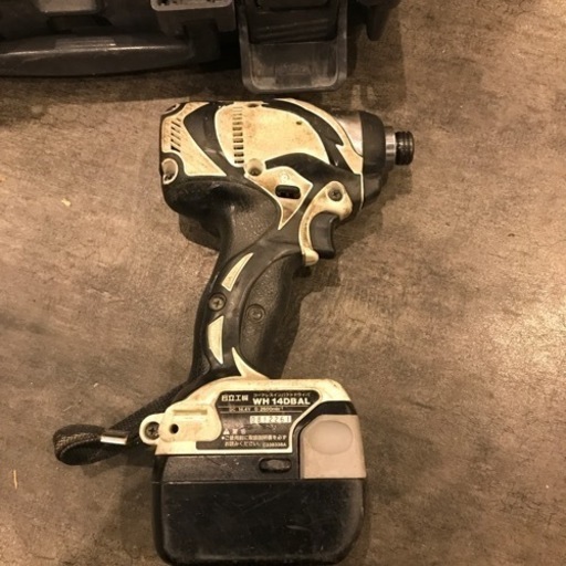 【中古】HITACHI コードレスインパクトドライバー WH 14DBAL