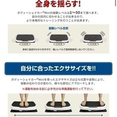 RIORES フィットネス/振動マシン ボディーシェイカー ミニの画像