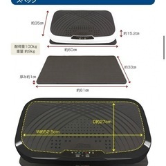 RIORES フィットネス/振動マシン ボディーシェイカー ミニの画像