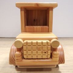 ★ 新札幌発 ★ 材木屋 積み木 つみき トラック ハンドクラフト / 幼児玩具 知育玩具 木製 おもちゃ / 1160 ★の画像