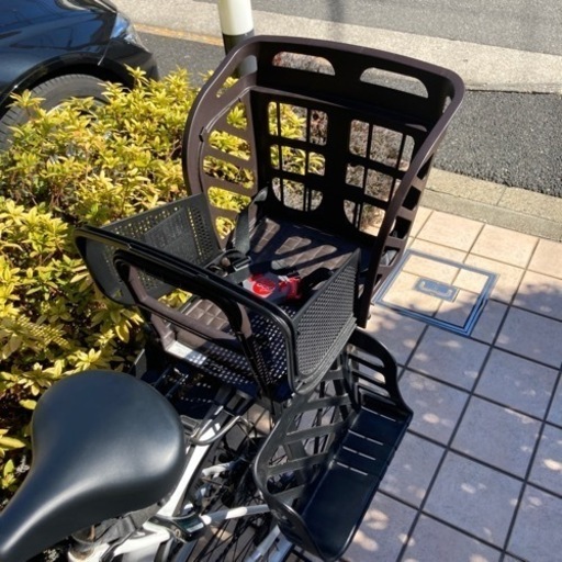 シティサイクル　26インチ　子供のせカゴつき