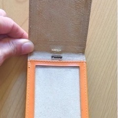 値下げ★ レザー アップル パスケース 定期入れ ★の画像