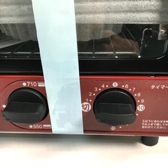 【未使用】オーブン トースター　コンパクトタイプ 　DT-M110　 赤の画像