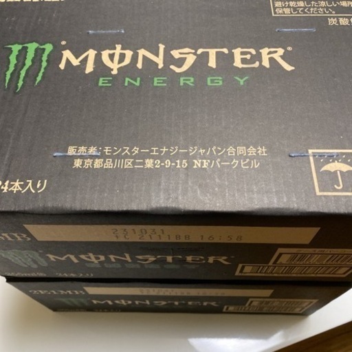 早い者勝ち‼️超激安‼️サントリーモンスターエナジー355ml  24本入り2ケース48本②