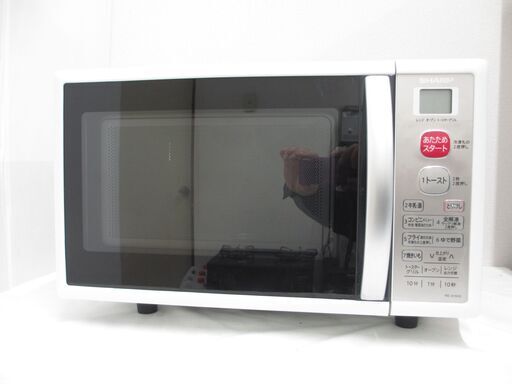 3/9 終 2018年製　SHARP　電子レンジ　RE-A15KS-W　シャープ　15L　ホワイト　菊TK