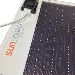 【アウトドア】【災害対策】SunSoaker 携帯充電用太陽電池シートの画像