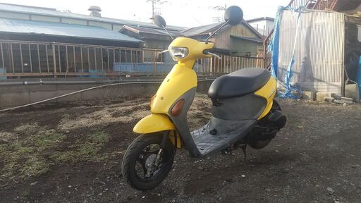 レッツ4　新品交換部品多数！　原付　スクーター^^！DIO?JOG?イエロー