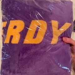 未開封❗️nerdy ノルディー　ベーシック ロゴ ブランケット / パープルの画像