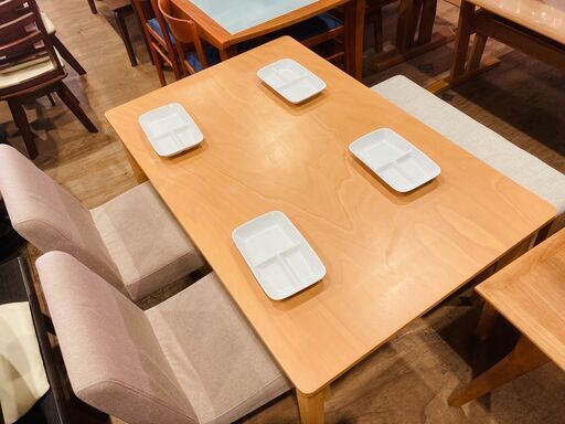 【愛品館市原店】ベンチダイニング4点セット【愛市IDS】