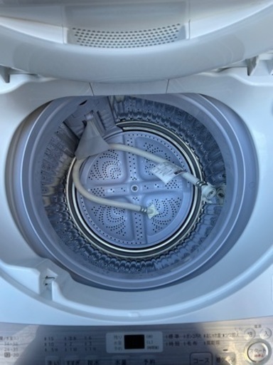 シャープ SHARP ES-GE6B-W 全自動洗濯機(6.0kg) 2018年