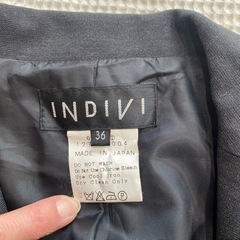 INDIVI スカートスーツ　サイズ36の画像