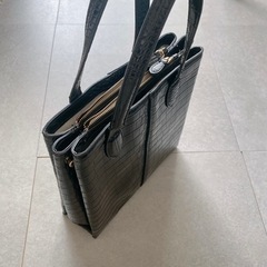 ZARA クロコ アニマル柄　トートバッグ　ハンドバックの画像