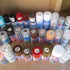中古品　30本セット　塗装スプレー　水性　ウレタン　ラッカースプ...